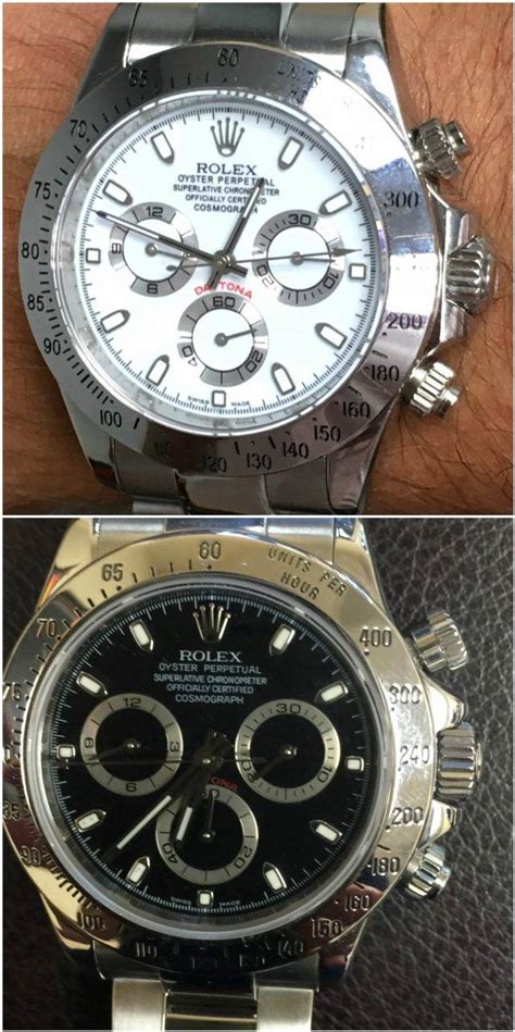 real daytona rolex vs fake|super clone rolex daytona.